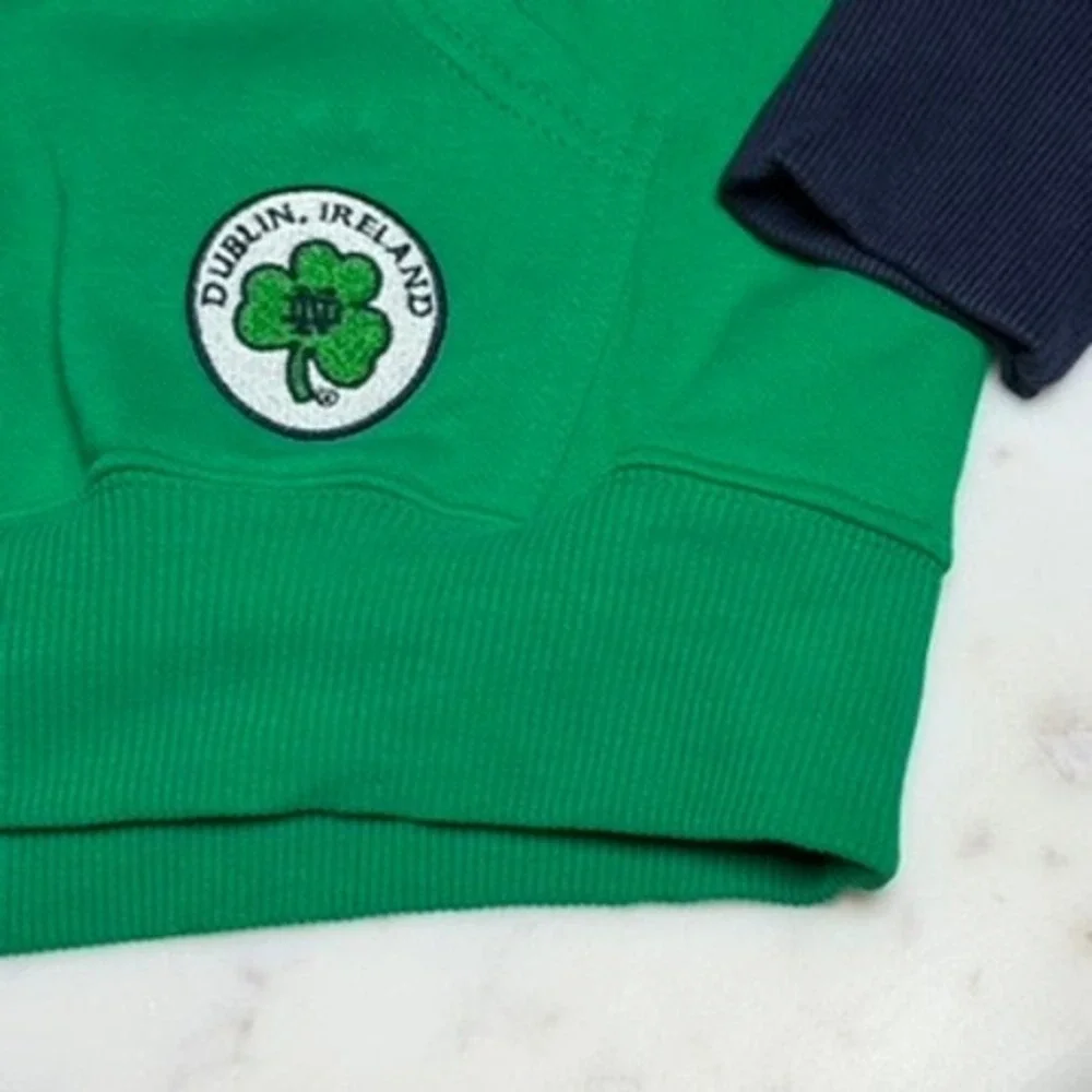 Notre Dame Fighting Irish Lansdowne Heritage Collection Hoodie Small Embroidered - Picture 3 of 11